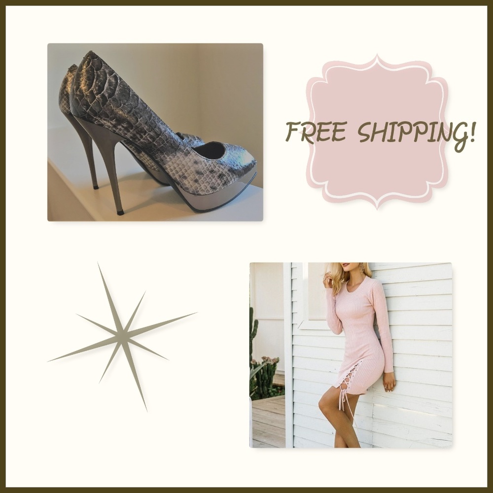 Steve Madden Snake Skin 4.5" Heel Peep-Toe - Picture 8 of 8